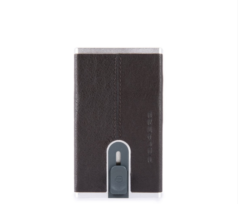 PIQUADRO PP4825B3R -Compact wallet per carte di credito-