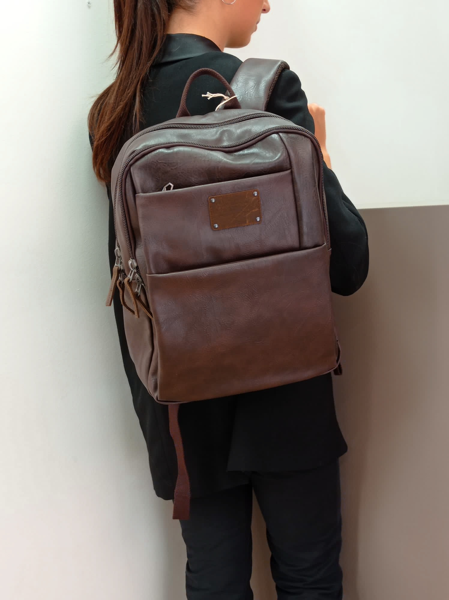 AVIREX -Zaino porta pc in ecopelle- – Theorema Pelle