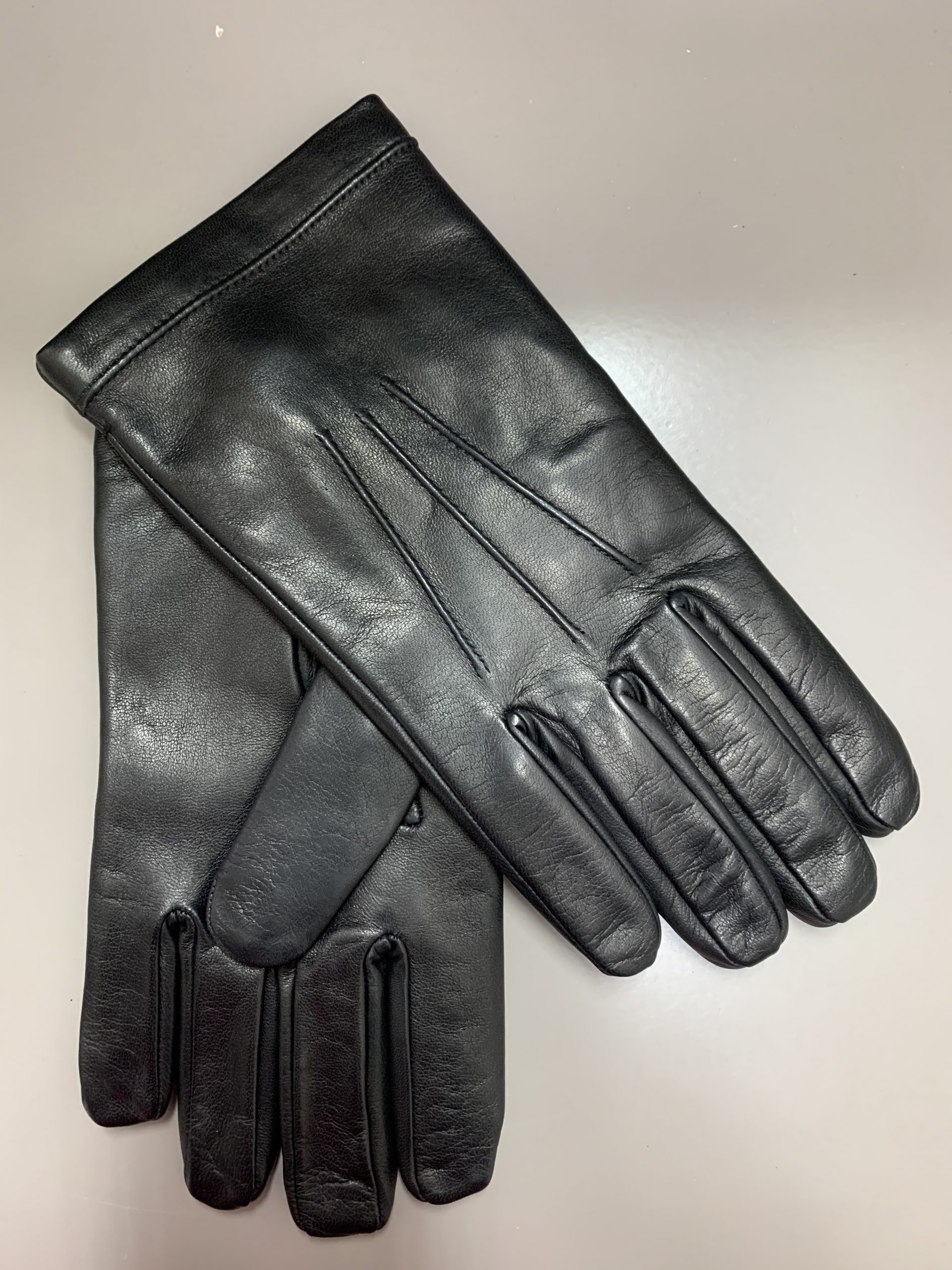 Emporio armani guanti uomo in outlet, nero, pelle, 2019, l s - Stileo.it