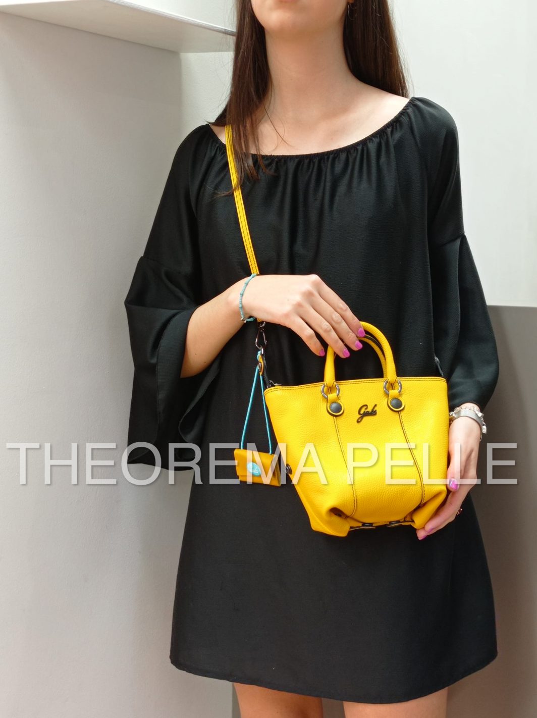 GABS -G3 MINI TG.M RUGA BLACK- 5 COLORI – Theorema Pelle