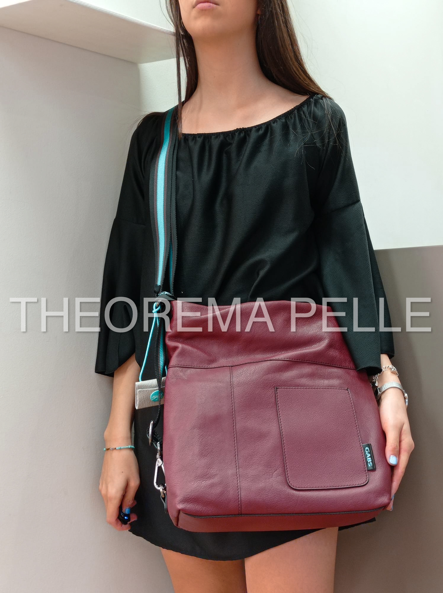 GABS -CLARISSA TG. M SOFT BLACK- 2 COLORI – Theorema Pelle