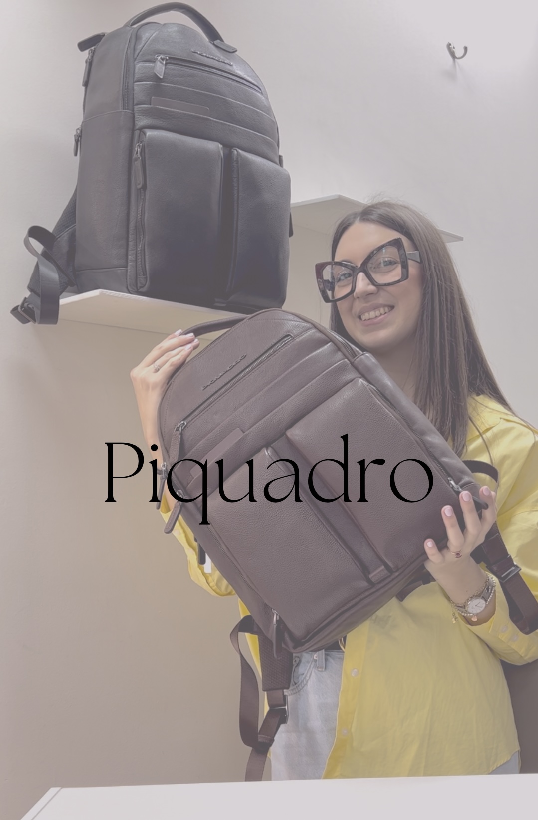 PIQUADRO -Uno zaino da lavoro ma anche da viaggio-