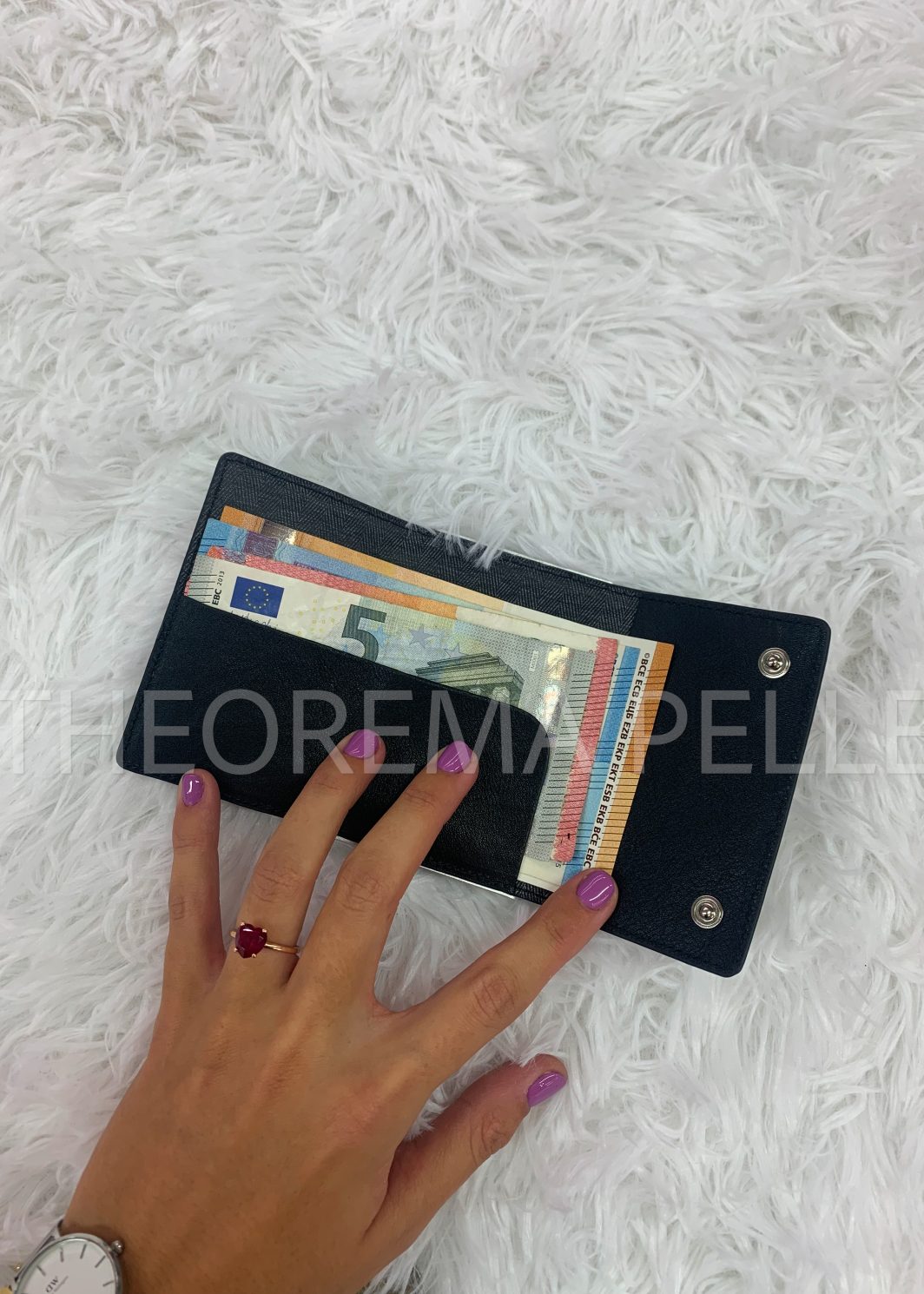 PIQUADRO PP4891B2R -compact wallet per banconote e carte di credito-