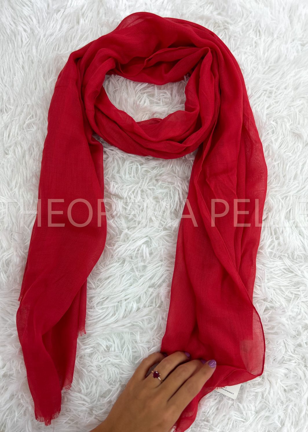 ENNEGI AB05 -guanti donna in vera pelle con fiocco rosso-