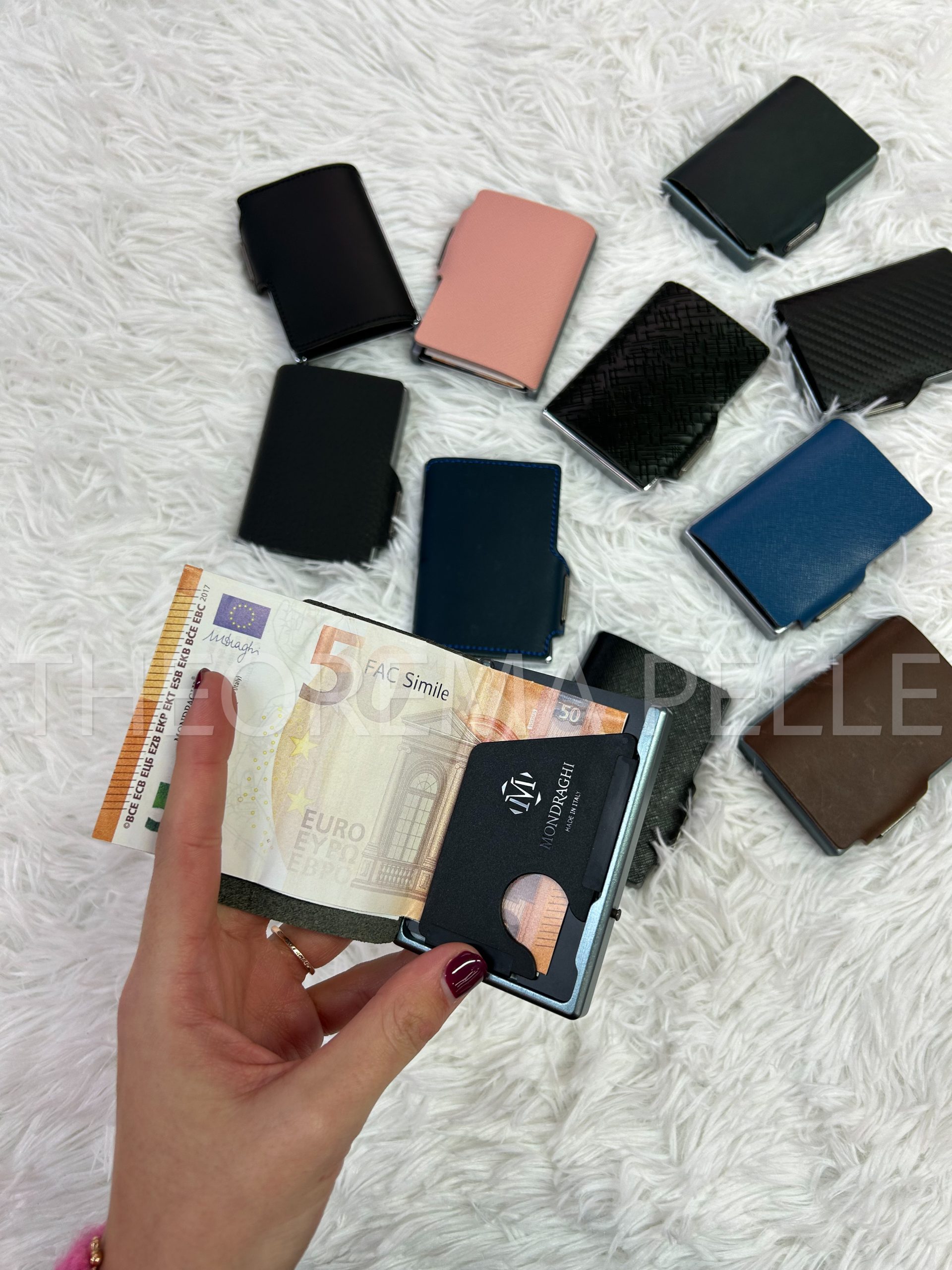 MONDRAGHI -portafoglio tascabile- Theorema Pelle